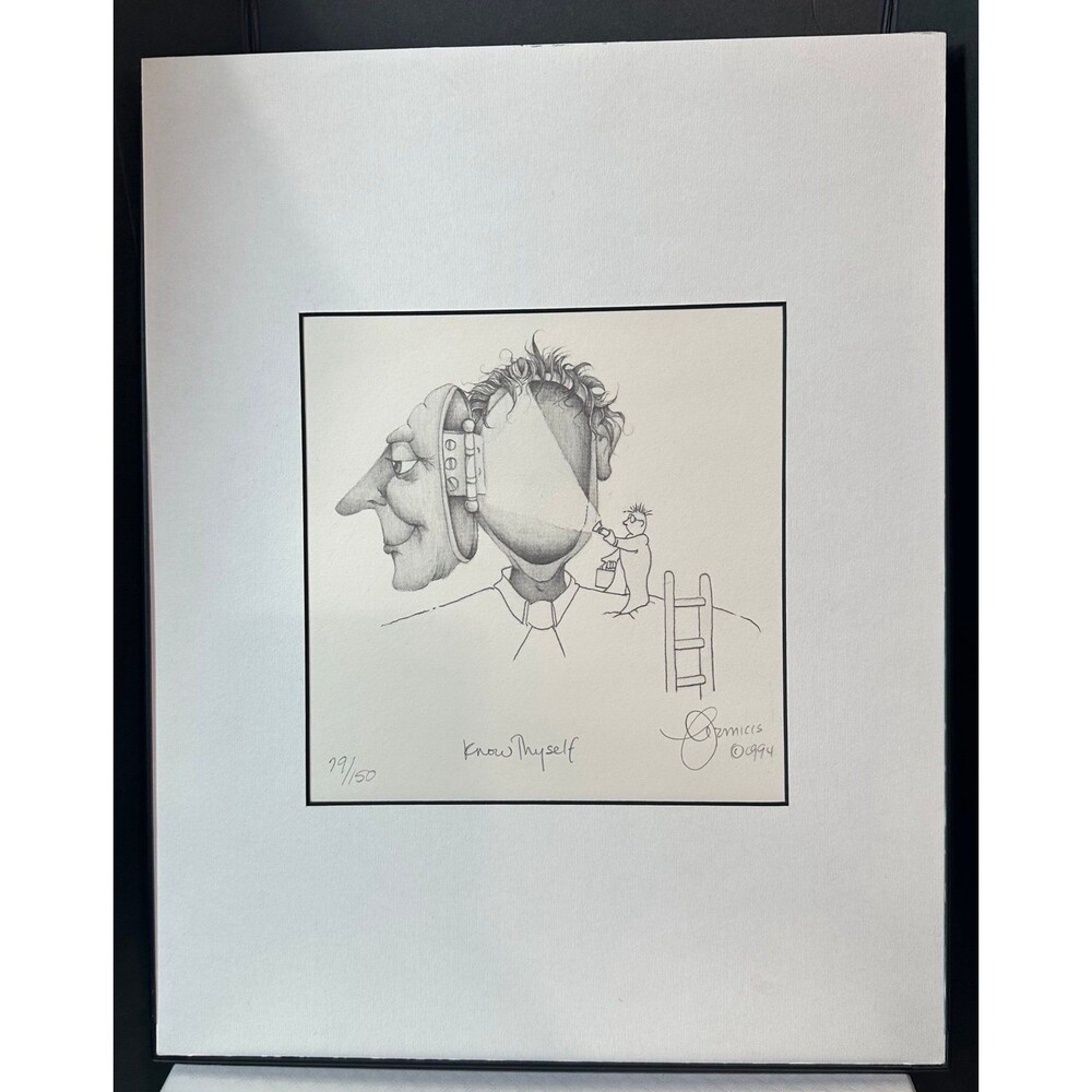 John DeAmicis limited edition print “Know Thyself”